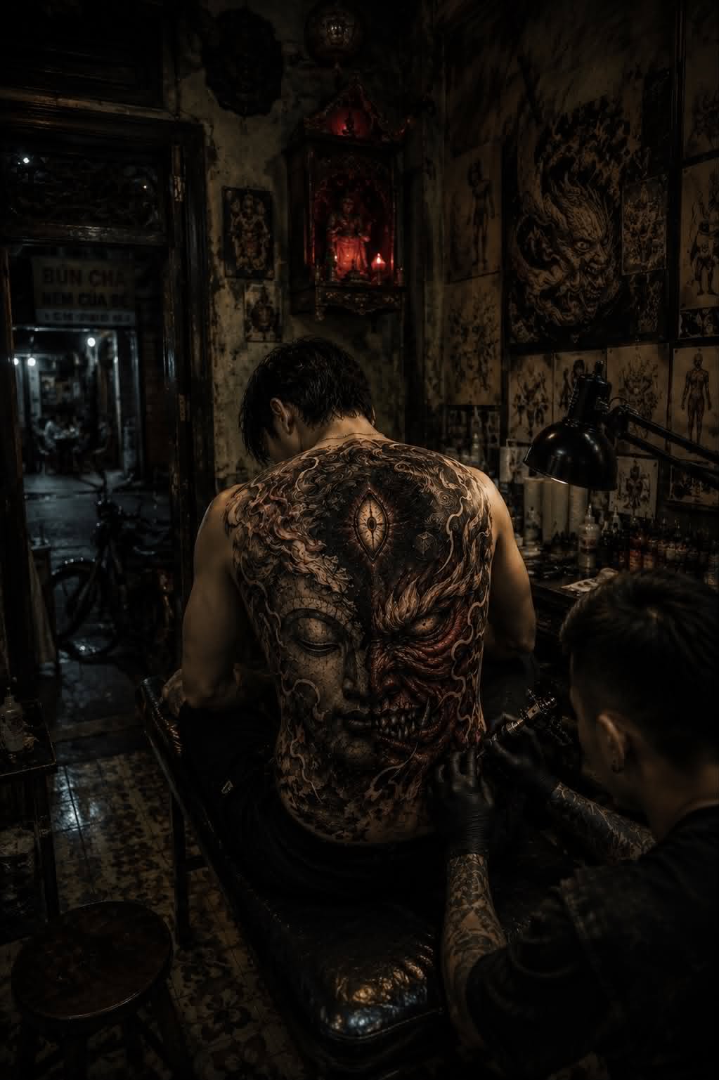 Bìa truyện Thằng bạn tôi xăm quỷ trả thù cho bồ
